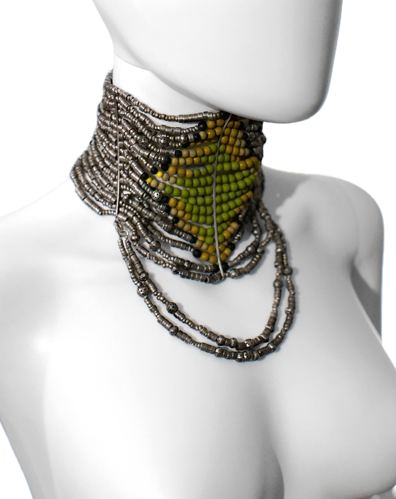 John Galliano for Christian Dior A/W 1998 'Sportswear on Heels' Maasai Necklace
