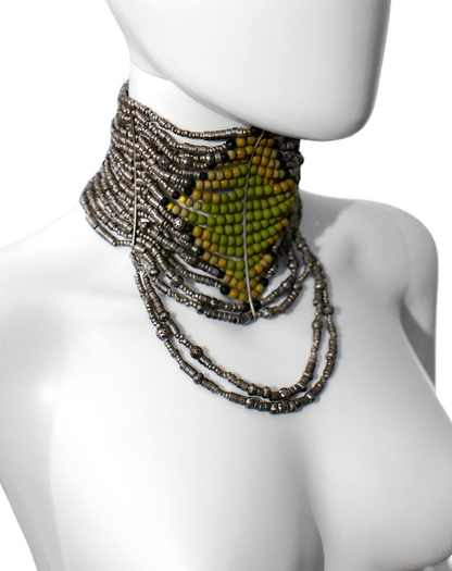 John Galliano for Christian Dior A/W 1998 'Sportswear on Heels' Maasai Necklace